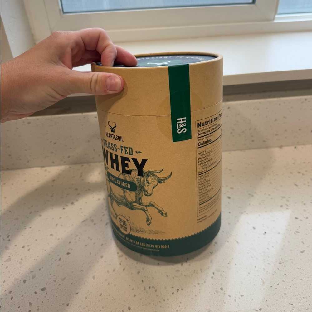 Heart & Soul Unflavored Whey Protein Powder - Picture 3 of 5